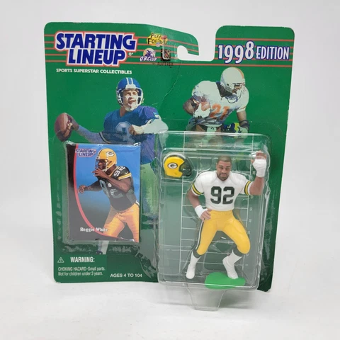 Starting Lineup Reggie White Green Bay Packers 1998 Edition Kenner Collectibles Cover