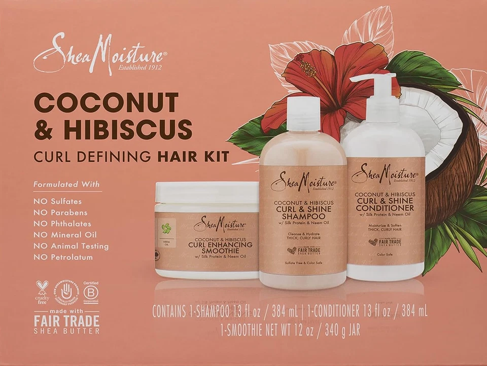 Shea Moisture | Coconut & Hibiscus Hair Care Products - Image 1 of 1