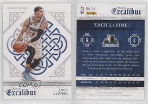 2015-16 Panini Excalibur Light Blue Zach LaVine #45