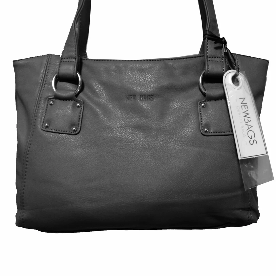 NEW BAGS  Basic Damentasche Umhängetasche Handtasche Schultertasche schwarz - Bild 1 von 2