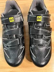Mavic Mens 11 Black Cycling Shoes Ergofit 300124 Contagrip Great Shape. - Picture 1 of 12