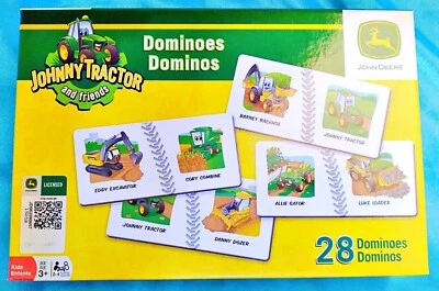 Игра John Deere Johnny Tractor and Friends Dominoes Game MasterPieces - Изображение 1 из 4