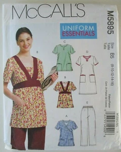 McCall's Sewing Pattern  #M5895,  Size B5  (8-16),  Misses'  Tops, Dress & Pants - Picture 1 of 2
