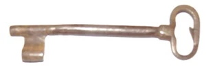 Handmade Vintage Iron Key from Jamaica 7.1/4 inches (total length) - Picture 1 of 2