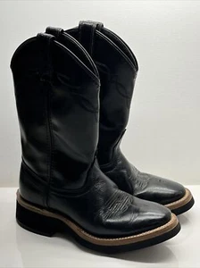 Laredo Boots Black Size 7M 6960 70888 Made In USA - Picture 1 of 9