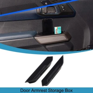 Door Handle Armrest Storage Box Organizer Tray for Ford Bronco 2-Door 2021-2023 - Picture 1 of 15