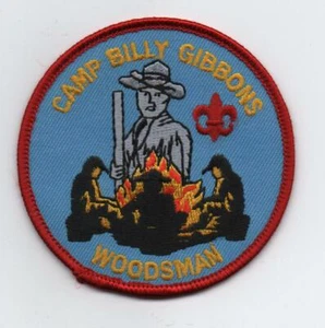 Parche Camp Billy Gibbons, Woodsman (Texas Trails Council), como nuevo - Imagen 1 de 1