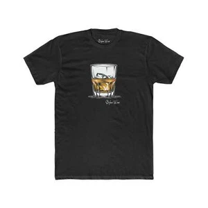 Whiskey on the Rocks | Men's Cotton Crew Tee - Picture 1 of 39