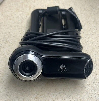 Logitech Pro 9000 V-UBM46 USB Webcam. Carl  Zeiss 2MP Auto Focus Quick Cam. VGC - Image 1 of 2