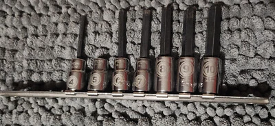 Armstrong 44-385 Socket Set Hex Bit 3/8 Drive METRIC 7Pc 4mm-10mm - Image 1 of 4