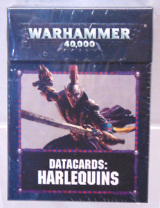 Warhammer 40k: Datacards: Harlequins - New/Sealed