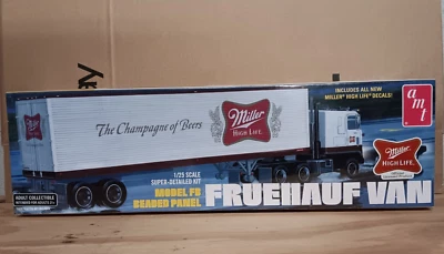 Miller Beer 1/25 AMT Freuhauf 40' Semi Trailer Model Kit High Life Decal Sheet - Image 1 of 4