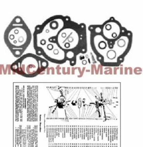 Carburetor Overhaul Kit for Marine Engines With Zenith 63/263M - Imagen 1 de 2