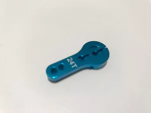 Hitec (24T) azul de brazo único ajustable de aluminio - Imagen 1 de 1