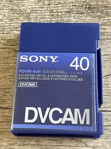 Sony PDVM-40N 40 Minute DVCAM Mini Videocassette - Picture 1 of 2