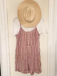 Last One! Rare Zara Trafa 100% Cotton jumpsuit/Romper/summer/5039/140 - Picture 1 of 5