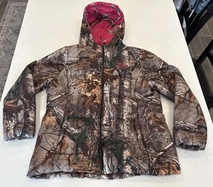 Realtree Xtra Camo Puffer Jacket Women’s Size XL Full Zip Hooded Lined - Picture 1 of 14