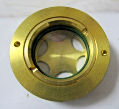 ✌️NEW 1-3/4" AIR COMPRESSOR BRASS OIL SIGHT GLASS WITH O RING - Image 1 of 3