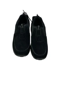 George Herren Slipper Echt Wildleder Memory Foam Schuhe Größe 8,5 W - Bild 1 von 6