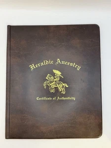 Heraldic Ancestry Waleski Walewski Polish Coat of Arms Certificate 1997 - Picture 1 of 10