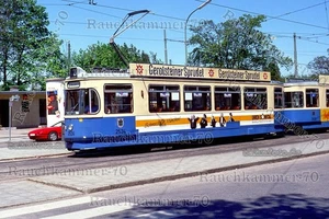 Straba Tw 2534 München Moosach Bf 1990 / org. Farb-Dia + Datei! 581#02 - Bild 1 von 1