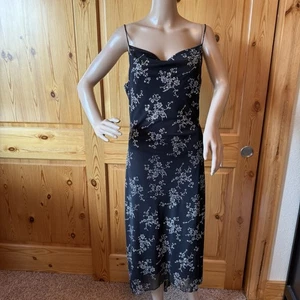 Maxi Vestido Formal Vintage Be Smart Y2K Negro Brillo 5 Hadas Oscuras Cachicho - Imagen 1 de 21