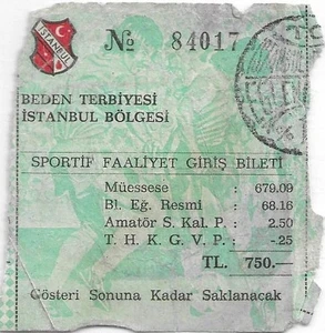 Turkey v England 1984/85 World Cup Qualifier ticket - Picture 1 of 1