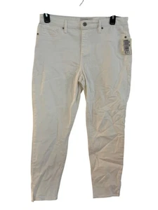 Lucky Brand Damen Ava Skinny Jeans W12/31 weiß Mid-Rise Denim Baumwollmischung - Bild 1 von 12