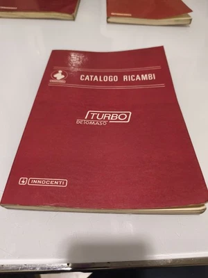 Catalogo Ricambi Innocenti Turbo De Tomaso - Immagine 1 di 4