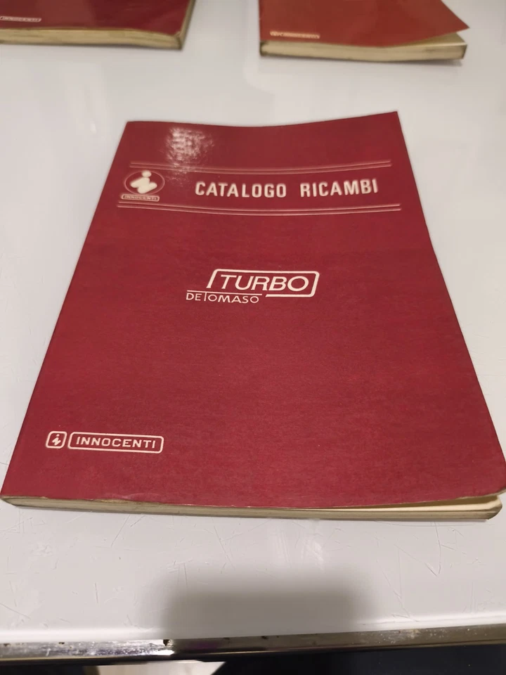 Catalogo Ricambi Innocenti Turbo De Tomaso - Immagine 1 di 4