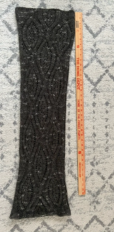 Bufanda Coldwater Creek mezcla de lana verde oliva hongo 12X40 Foto 1 de 4