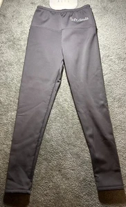 Soft Clouds Warm Winter Dark Gray Pants Fleece Lined Leggings Size Medium - Picture 1 of 8