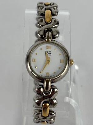 Reloj de cuarzo ESQ 23mm tono plata/oro con pulsera y batería Foto 1 de 4