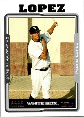 2005 Topps Updates & Highlights Pedro Lopez  FY, RC UH251 Chicago White Sox - Image 1 of 2