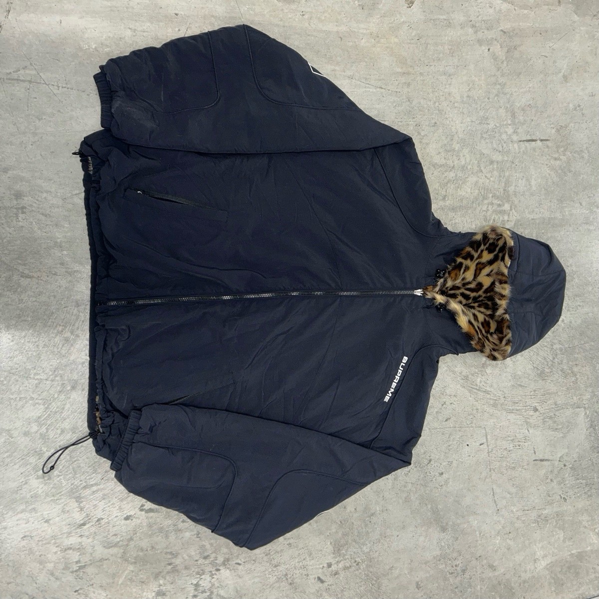 【XL】Supreme leopard reversible jacket 1_447efe73-98c4-4238-8a7e-