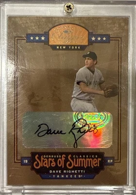 2005 Donruss Classics Звезды Лета Фирменные Материалы 23/50 Дэйв Ригетти - Изображение 1 из 2