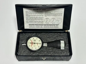 Medidor de bisel SPI Tools EE. UU. 0-90 grados 0-1" rango con estuche original - Imagen 1 de 11