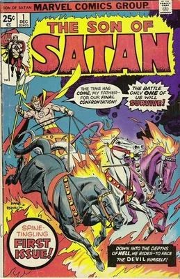 Son Of Satan #1 en muy buen estado 4,0, #2 en muy buen estado 8,0 1975-76 Marvel lote de 2 Foto 1 de 2