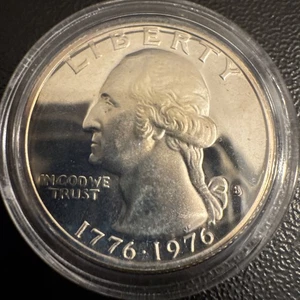 1976 S Washington 40% Silver Quarter Deep Cameo Proof Bicentennial - Picture 1 of 2