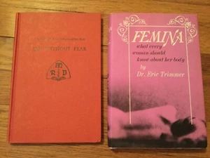 2 Vintage Books - Femina by Dr. Eric Trimmer & Sex Without Fear Lewin & Gilmore - Picture 1 of 9
