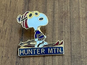 PINS PIN ENAMEL BD SNOOPY STATION SKI USA HUNTER MTN VERSION EGF - Picture 1 of 1