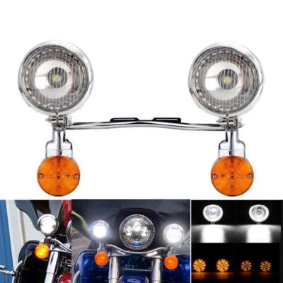 Barra de luces de señal de paso antiniebla para Honda Shadow Spirit Aero Ace VLX VT750 Foto 1 de 4