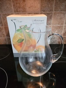 Luigi Bormioli Michelangelo Masterpiece 84-ounce Lead-Free Glass Pitcher RM108 - Picture 1 of 9