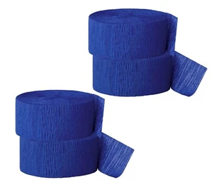 Party Dekoration Streamers Krepppapier mehrere Farben, 81 Fuß (4 Rollen) - Bild 1 von 27
