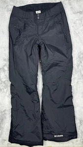 Columbia Snow Pants Mens Medium Regular Black Insulated Outdoor Skiing - Picture 1 of 11