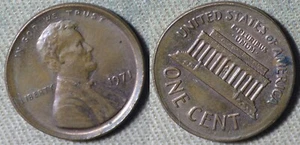 Errors : 1971 Cent Broadstruck IREC2506 - Picture 1 of 1