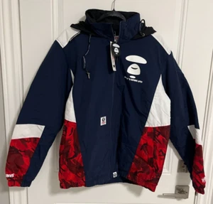 AAPE by A Bathing Ape Padded Jacket with Hidden Hood - Men L/Women XL -MRSP$400 - Picture 1 of 10
