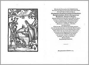 FISCHARTS "Geschichtsklitterung" 1914/ 15 bibliophiler "Druck für die Hundert" - Picture 1 of 1