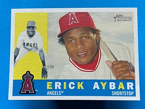 2009 Topps Heritage Erick Aybar #90 - Picture 1 of 2