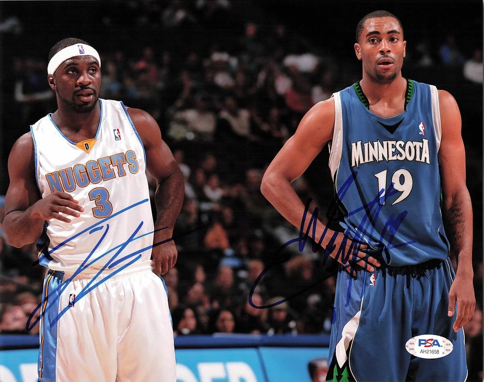 Foto firmada por Ty Lawson Wayne Ellington 8x10 PSA/DNA autografiada Foto 1 de 1